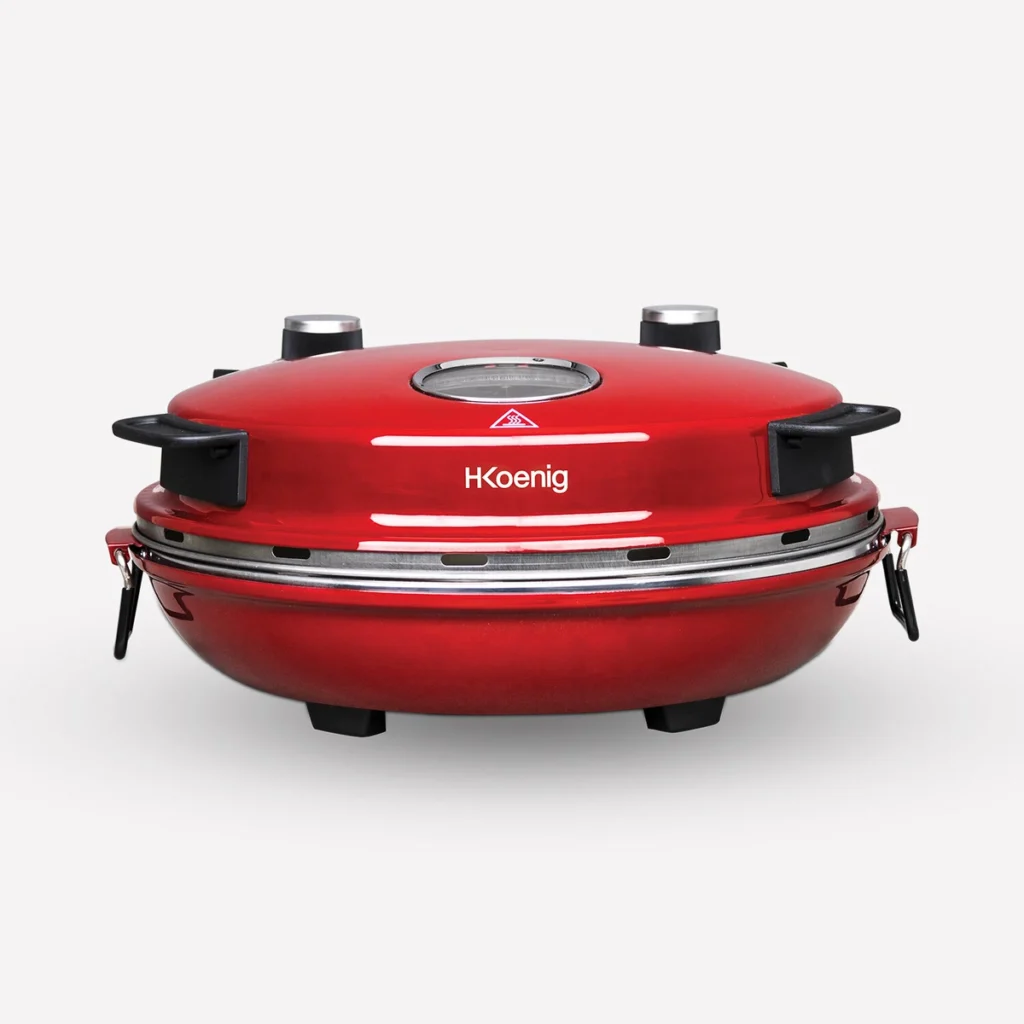 H.Koenig Napoletana rouge fermé, vu de face