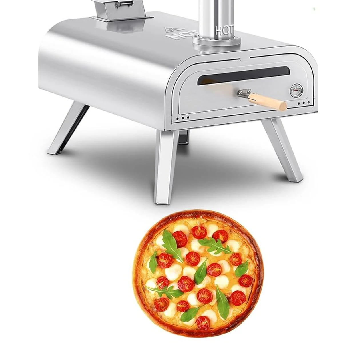 Bighorn 16" porte fermée, et une pizza de 40 cm